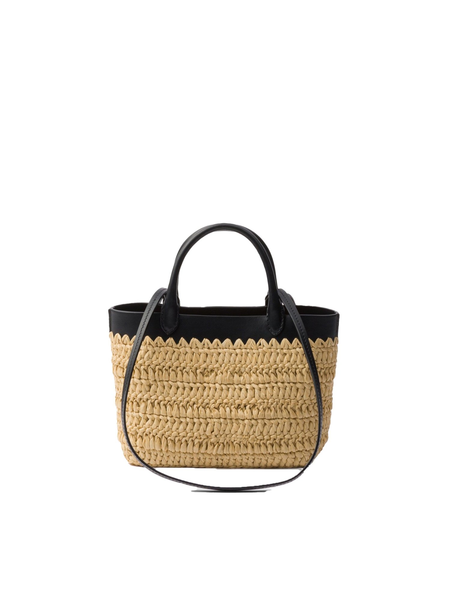 Prada Rafia Small Beige