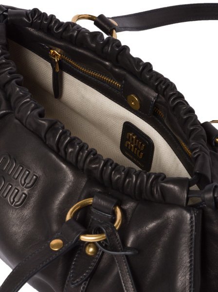 Miu Miu Joie Medium Black Miu Miu Joie Medium Black