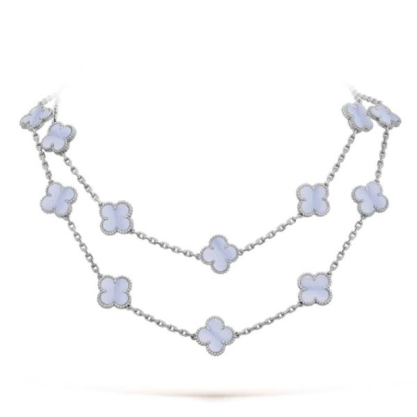 Ожерелье Van Cleef Vintage Alhambra Желтое золото