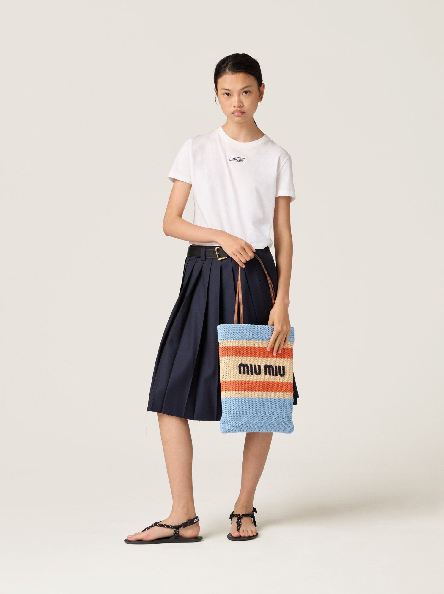 Miu Miu Crochet Medium Blue