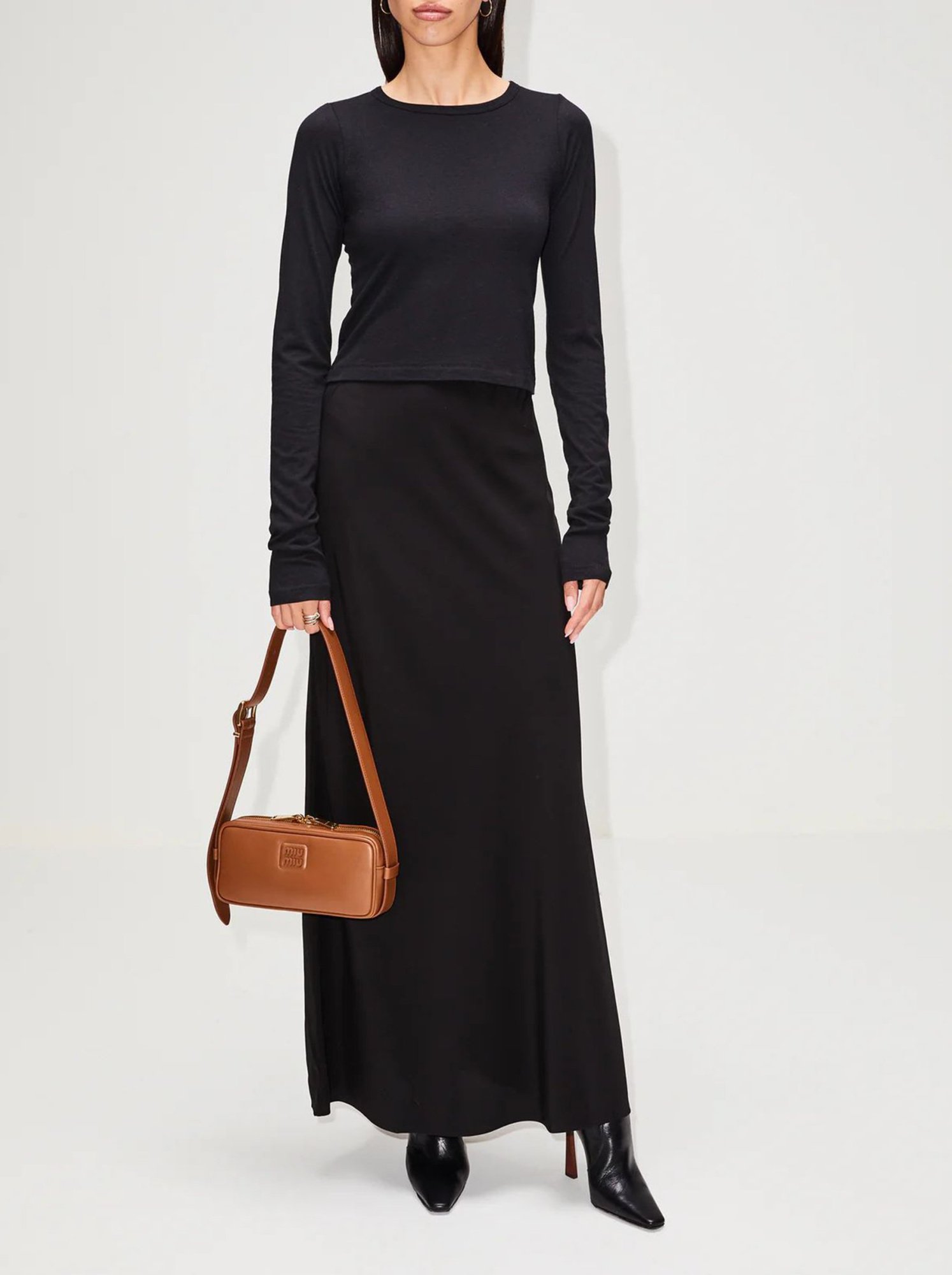 Miu Miu Matelassé Small Brown