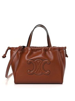 Celine Cuir Triomphe Small Brown