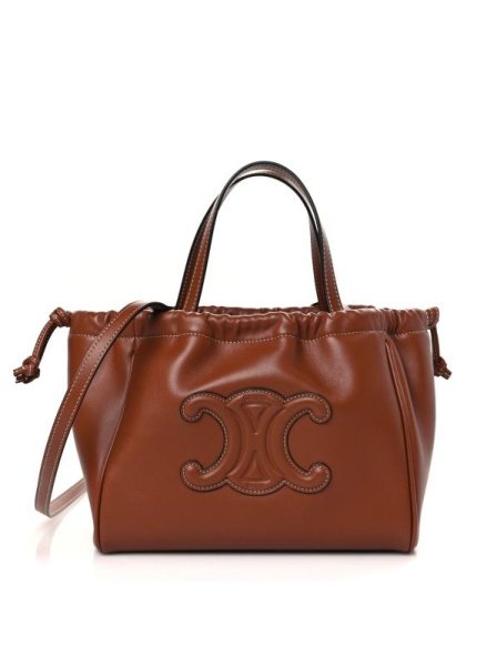 Celine Cuir Triomphe Small Brown