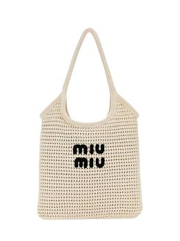 Miu Miu Crochet Medium White