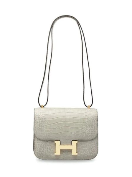 Hermes Constance Small Gray Hermes Constance Small Gray