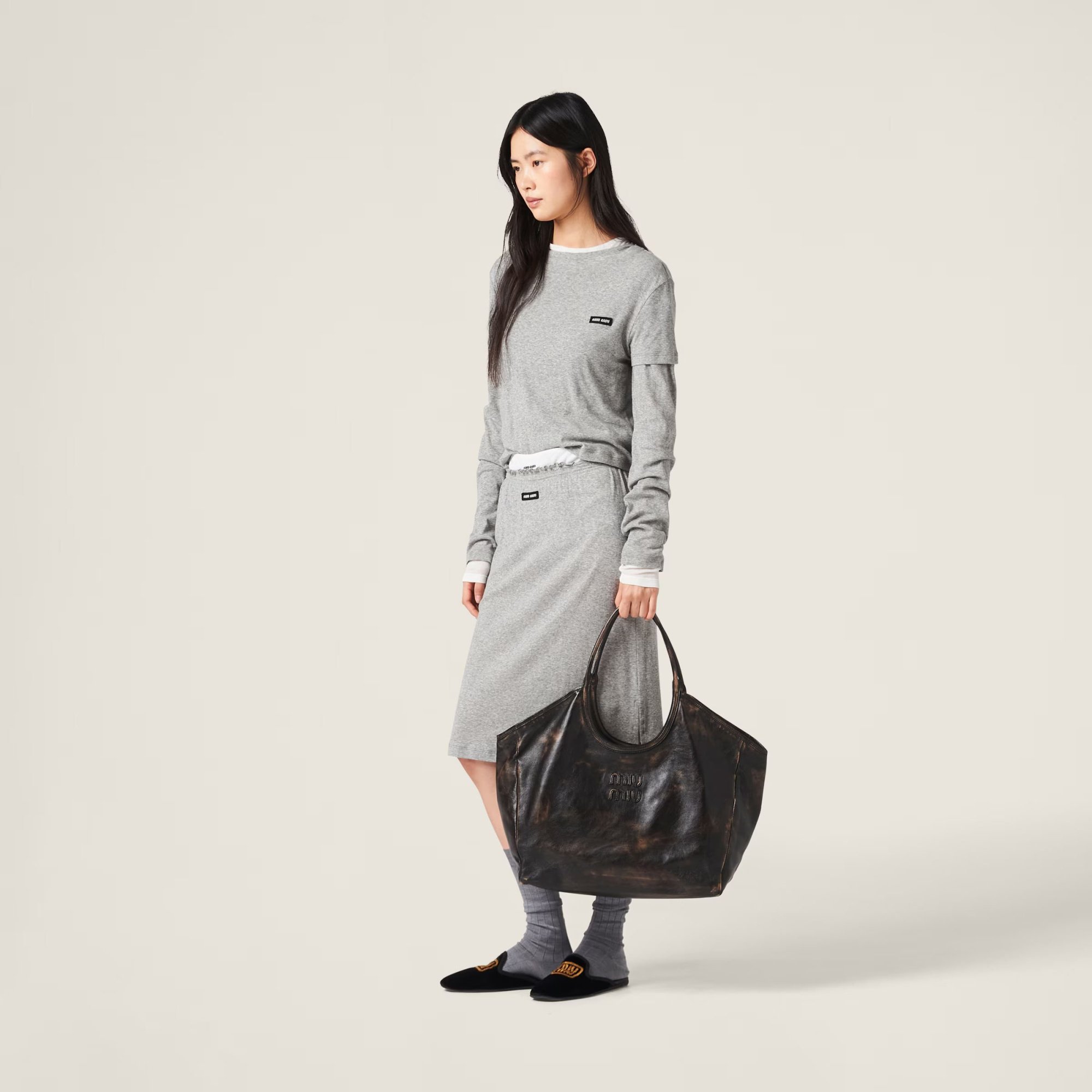 Miu Miu Ivy Large Black