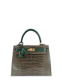 Hermes Kelly Medium Gray