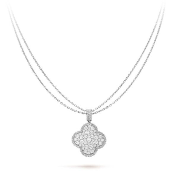 Ожерелье Van Cleef Magic Alhambra Желтое золото