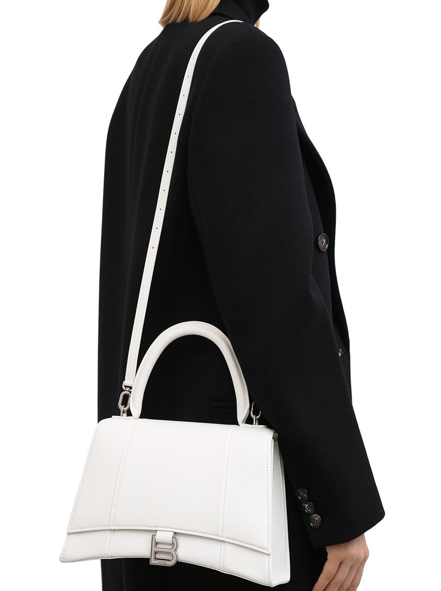 Balenciaga Hourglass Small White Balenciaga Hourglass Small White