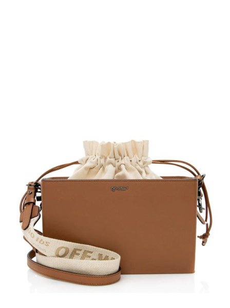 Off White Boxy Small Brown Off White Boxy Small Brown