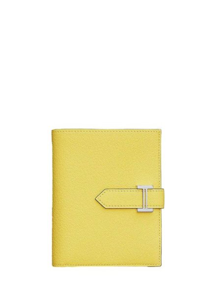 Hermes Bearn Compact Wallet Yellow Hermes Bearn Compact Wallet Yellow