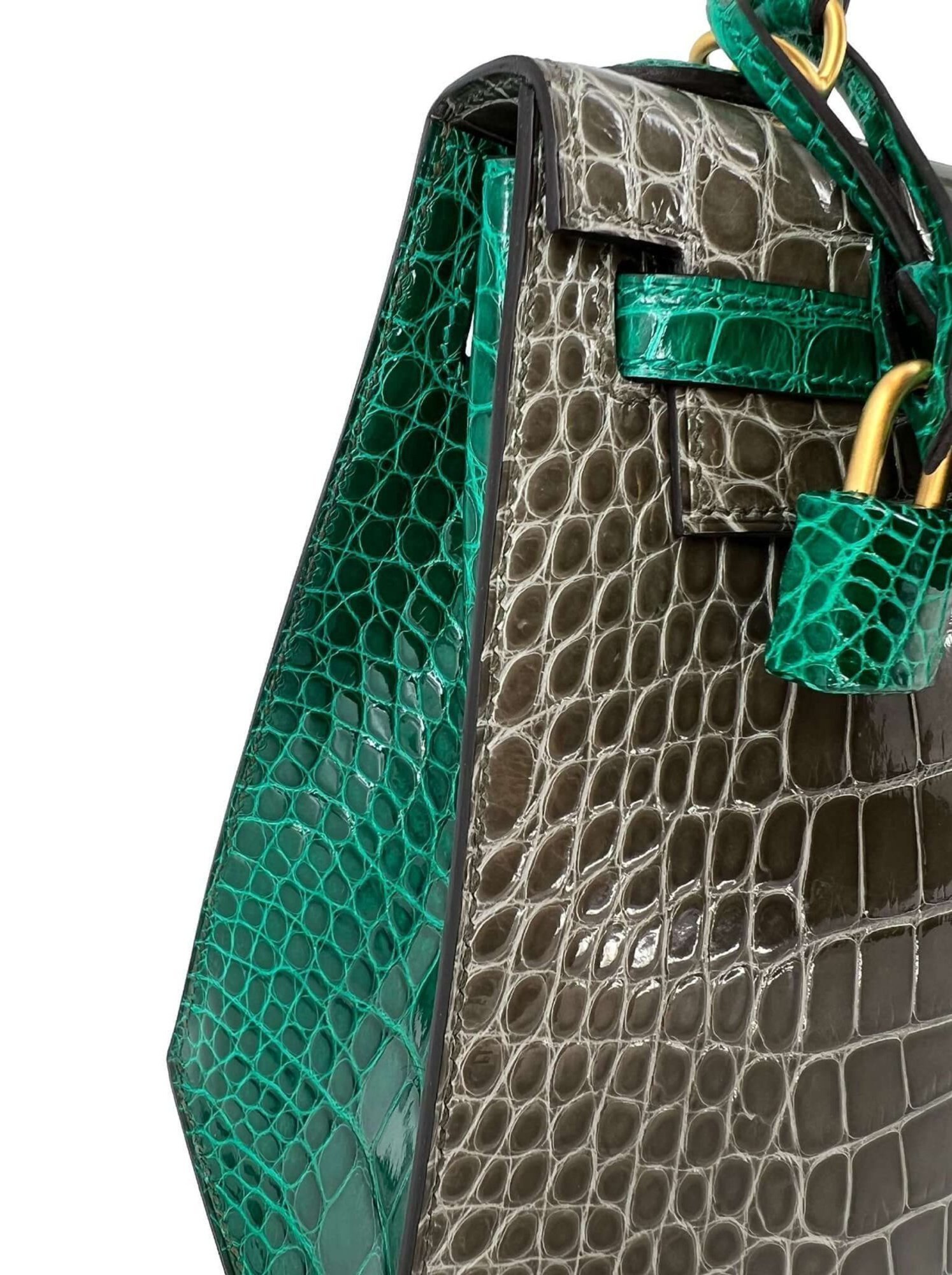 Hermes Kelly Medium Gray