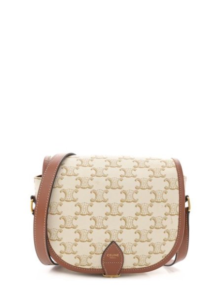 Celine Triomphe Canvas Small Beige Celine Triomphe Canvas Small Beige