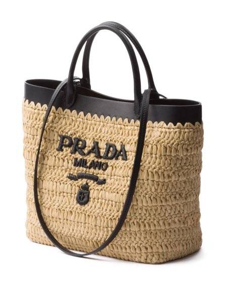 Prada Rafia Large Beige Prada Rafia Large Beige