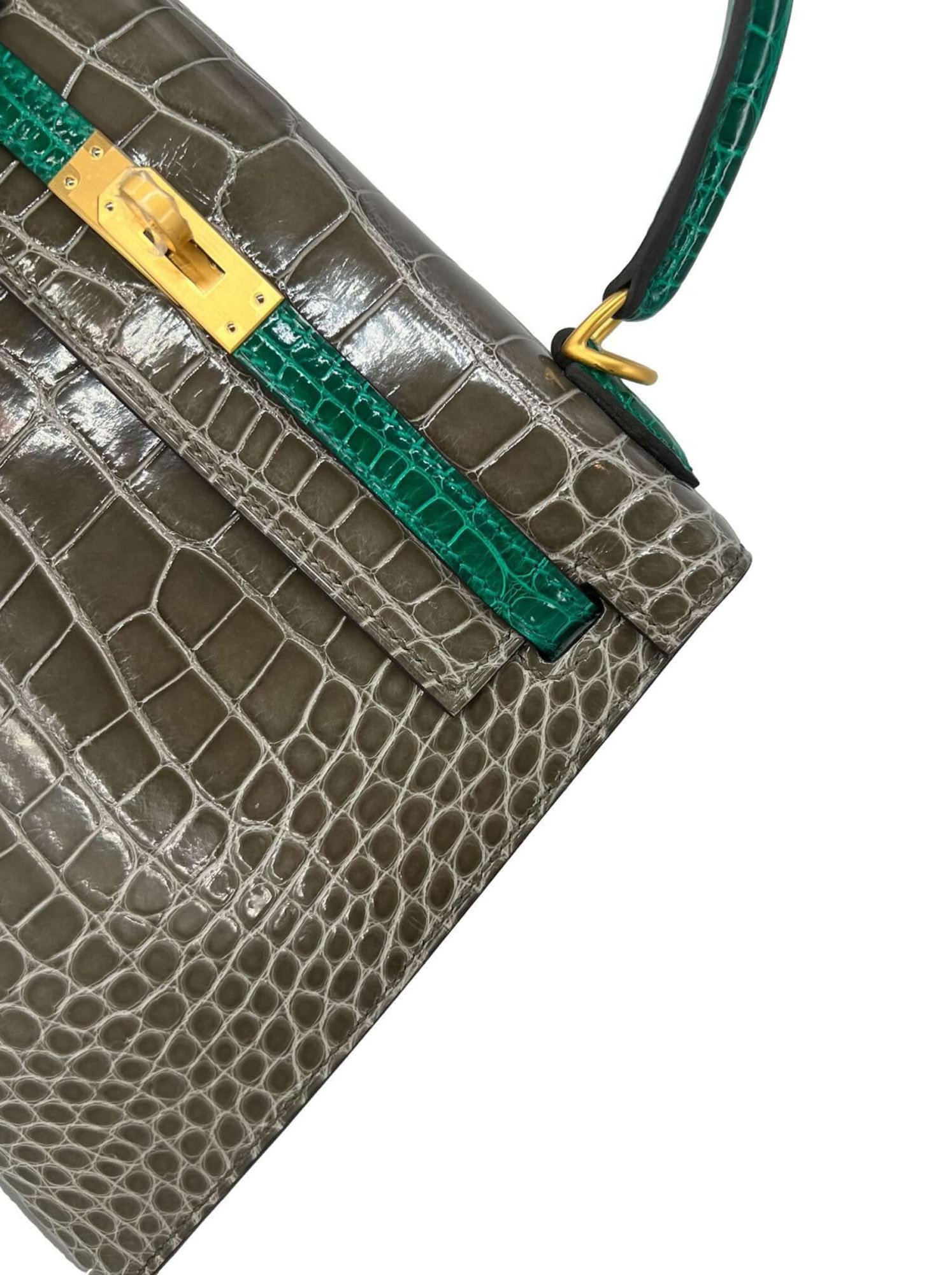 Hermes Kelly Medium Gray