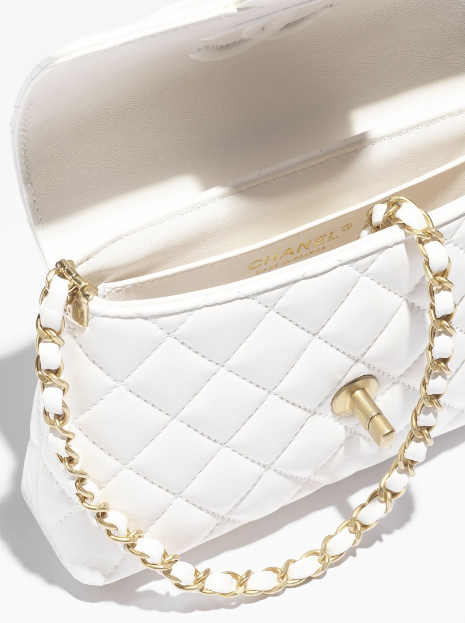 Chanel Flap Small White