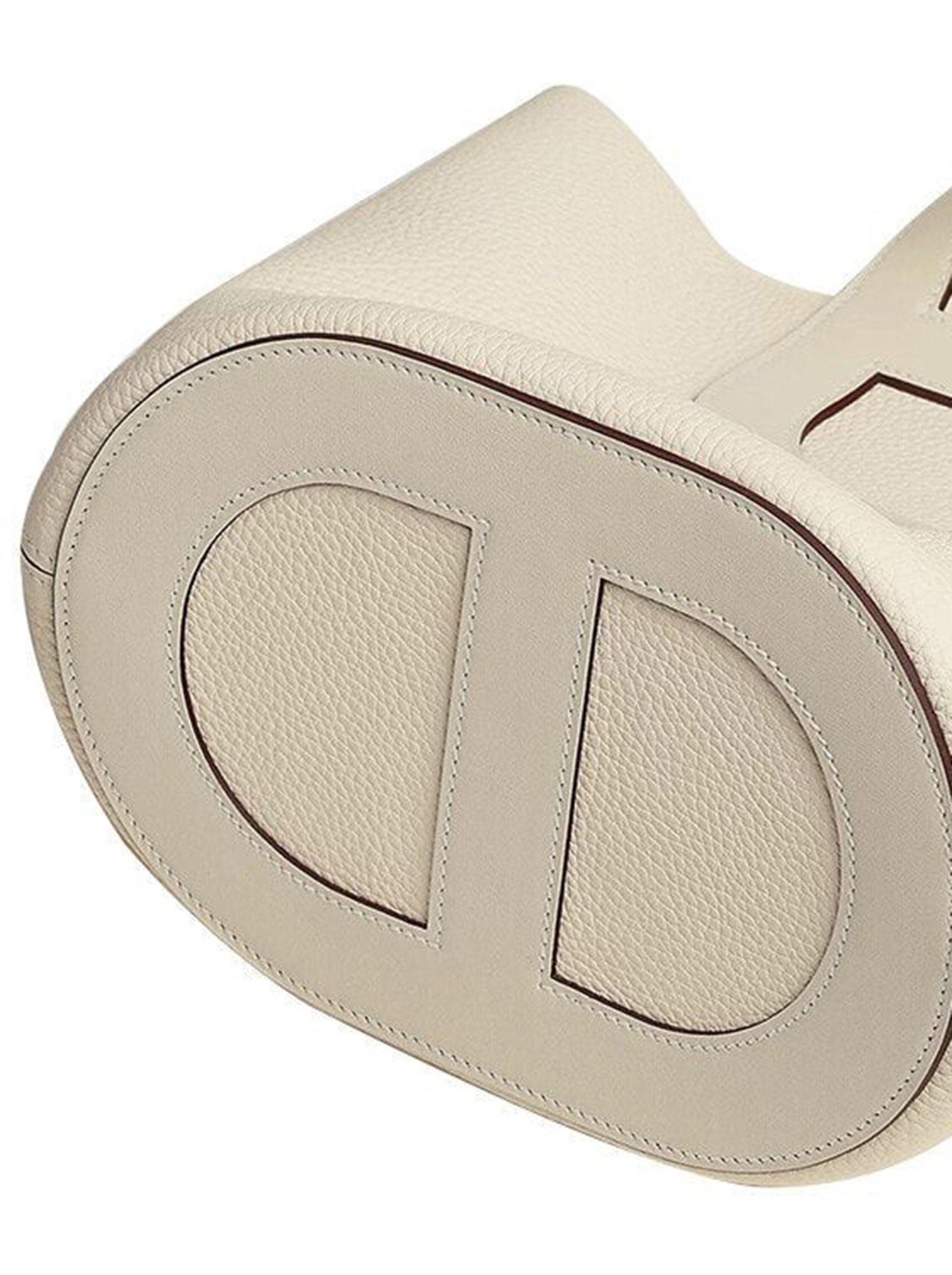 Hermes Clemence Medium White